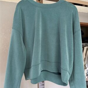 Lululemon and softstreme Teal Crewneck Sweatshirt